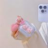 Прозрачный чехол для Apple AirPods S1/2, Ins, Wind, Розовый Кролик, Любовь, Bluetooth-наушники, Подходит для Pro3