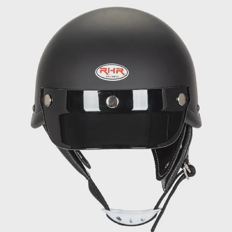 Легкий шлем FRP ручной работы в стиле ретро из японского стеклопластика с маленьким козырьком - дизайн RHR M45