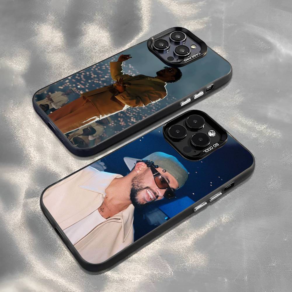 Плохие B-B V-Vibes Чехол для телефона для iPhone 17,16,15,14,13,12,11 Plus,Pro Max,XS,Разноцветный Серебристый Черный Чехол