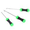 3Pcs Stainless Steel Carp Fishing Splicing Needle Baiting Hook Drill Rig Tools