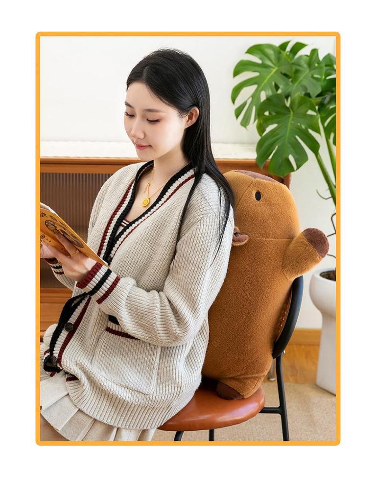 Очаровательная плюшевая игрушка капибара - Идеально подходит для сна, обнимашек или в качестве подарка на день рождения