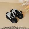 National style sandals women's platform new Chinese style summer new retro round head flat bottom ethnic style outdoor wear beach shoes