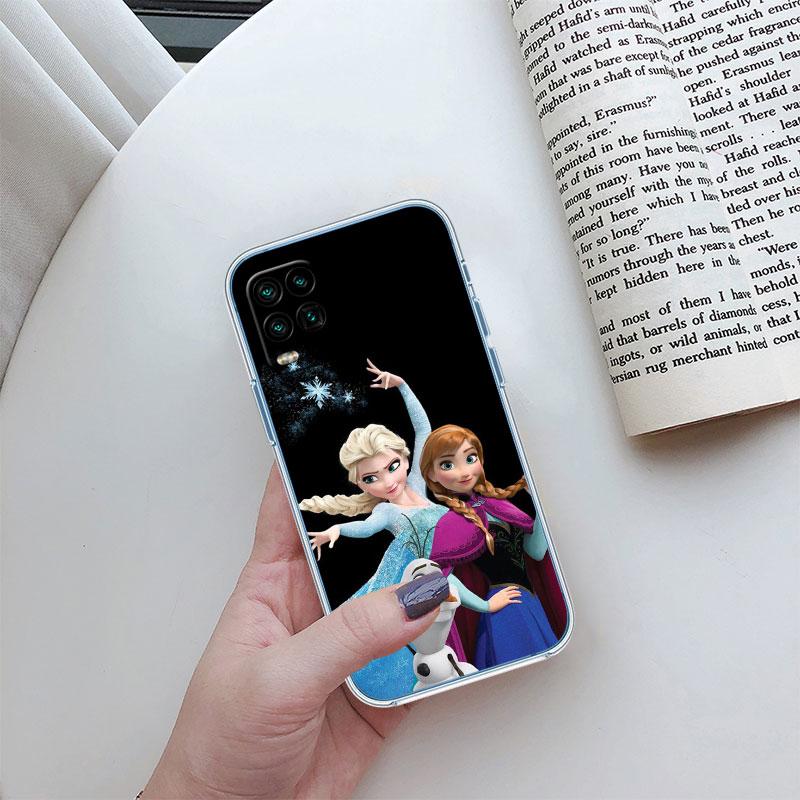 Прозрачный чехол для телефона Motorola Moto G10 G20 G30 G31 G32 G34 G35 G41 G42 G50 G51 G52 G55 G60 G60S с Олафом, Эльзой и Анной из мультфильма «Холодное сердце»
