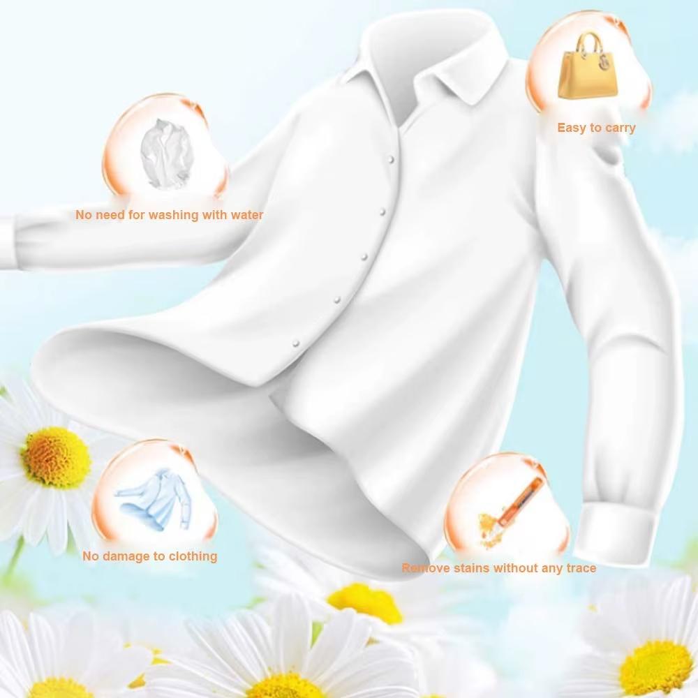 1/3 шт. Одноразовая ручка-пятновыводитель Сухая чистка Очиститель для одежды Подходит для пятен от хот-пота, барбекю, крови, варенья