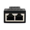 1 To 2 Ports CAT5/6/7 RJ45 Dual Female Splitter LAN Network Internet Adapter