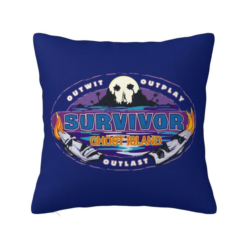 Adventure Game TV Show Survivor Cushion Cover x cm Polyester Throw Pillow Case For Sofa Car Seat Home Decoration Pillowcase