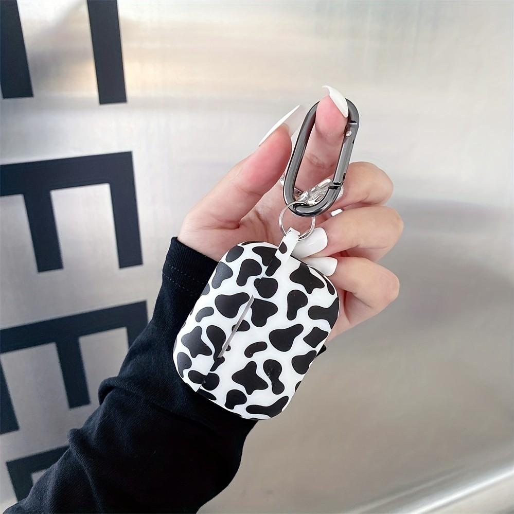 New Irregular Cow Print for Apple Airpods Pro 2 BT Wireless Earphone Silicone Case for Airpods 1 2 3 Silicone Case with Keychain