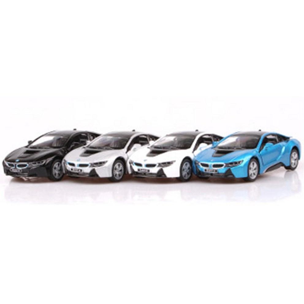 Kinsmart BMW i8 Литая машинка-игрушка с механизмом обратного хода