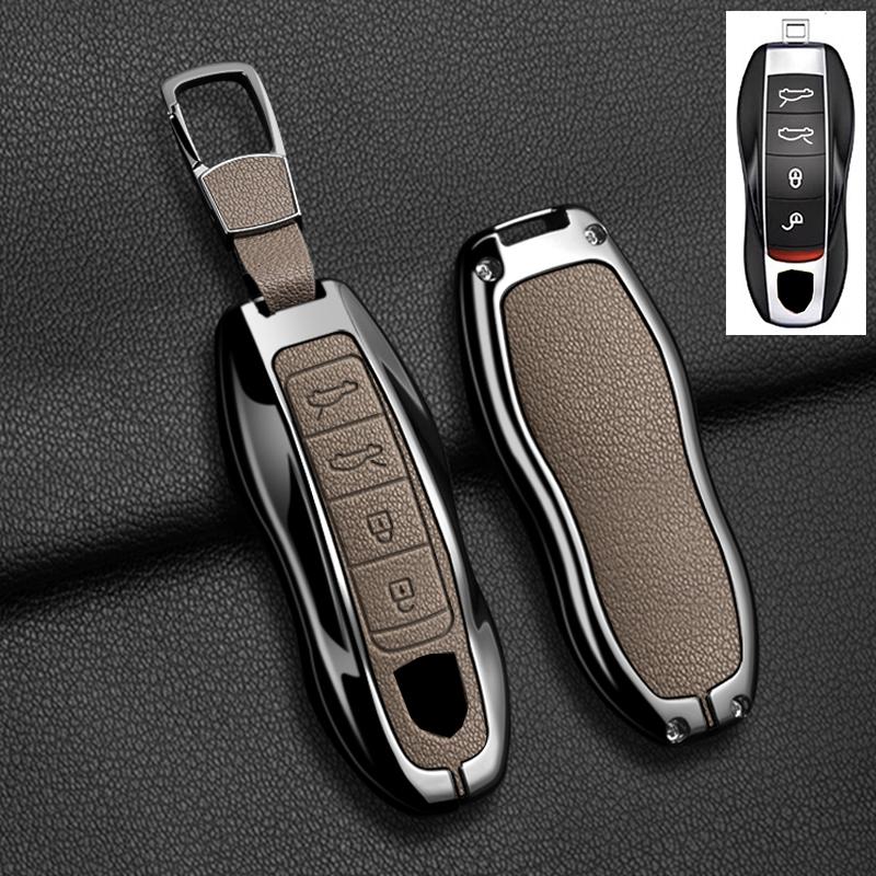 AABKR1 Car Key Case Cover For Porsche Cayenne 958 911 Lepin 996 Macan Boxster Panamera 997 944 924 Panamera 718 971 9YA Protect Keychai