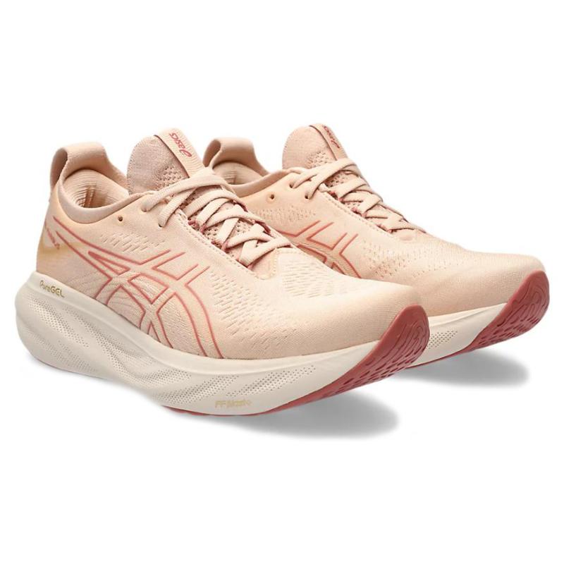 Asics Женские кроссовки Gel Nimbus 25 Бледно-абрикосовый Светлый гранат 1012B356-702