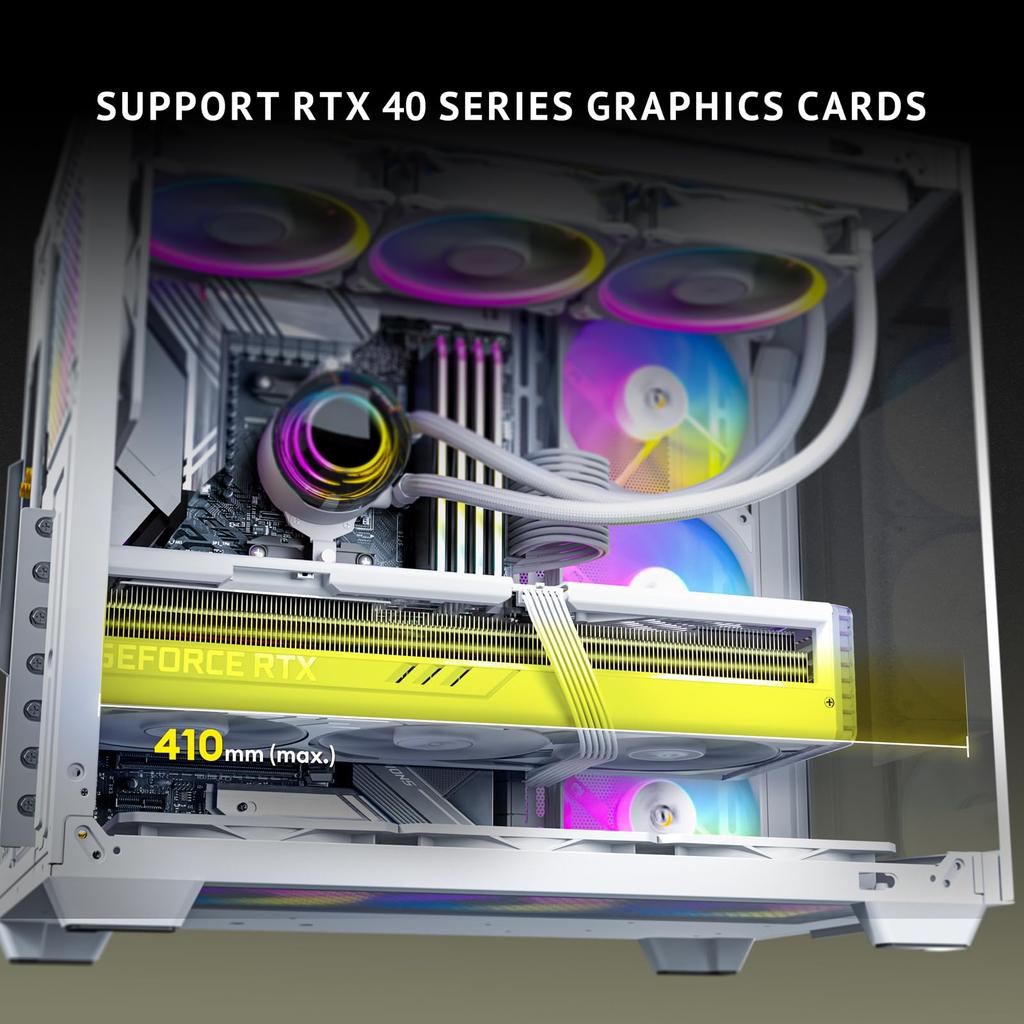 Antec PC Case Pillarless Constellation C5 ARGB White