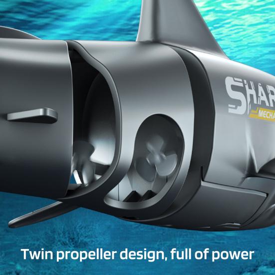2,4 ГГц пульт дистанционного управления игрушка акула летний открытый бассейн озеро пруд ванна автоматическое подводное плавание радиоуправляемая акула лодка игрушка мальчики девочки рождественский подарок