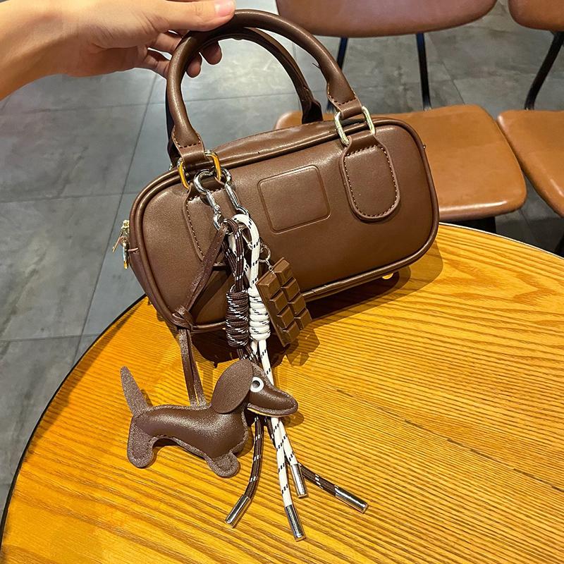 1 шт. Милый плетеный веревочный брелок для сумки, высококачественный аксессуар для подвешивания на рюкзак с таксой AVE