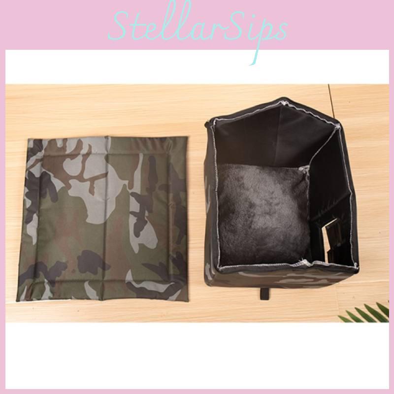 Уютный уличный камуфляжный домик для кошек Зимний теплый закрытый приют Водонепроницаемый Все сезоны