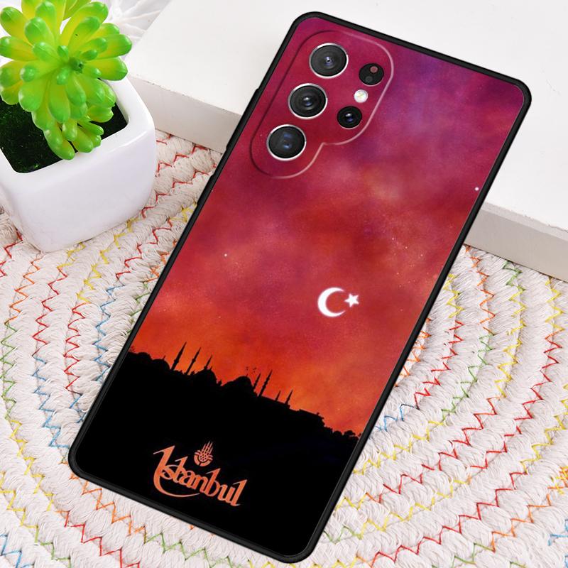 Чехол для телефона TPU с флагом Турции Ататюрка для Samsung Galaxy note 10 pro S26 S25 S24 S23 S22 Ultra Plus S21 FE S20