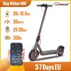 N7PRO 350 В Взрослый Электросамокат 36 В 10,4 Ач Escooter Kick Scooter Поддержка Приложения Легкий Дальний Запас Хода 30 км Самокат для Ежедневных Поездок Склад в ЕС