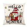 1 шт. наволочка для рождественского украшения Санта-Клаус гном рождественская елка напечатанная подушка комплект для комнаты украшение для дома подарок