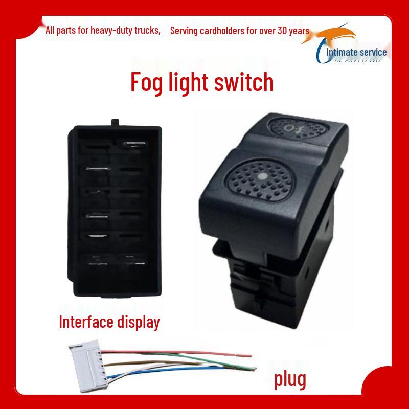 Rocker Switch for SAIC Hongyan Jieshi New King Kong Cab Dashboard