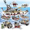500Pcs Bismarck Fleet Large Building Block Toys for Boys Educational Toys for Children 6 Years Old and Older Are Gifts for Children