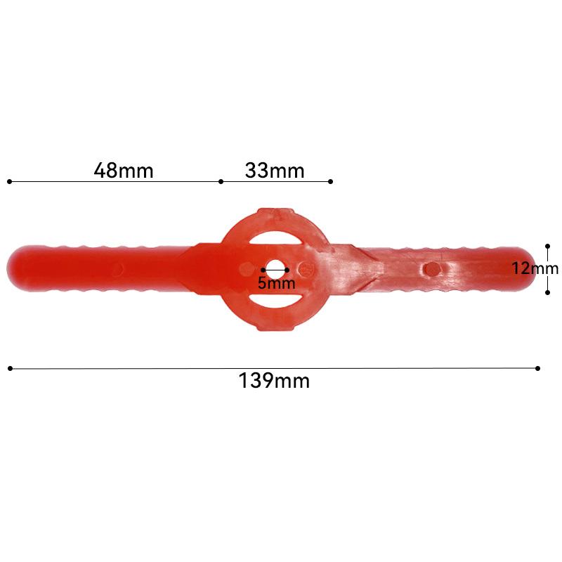 10 шт. сменные лезвия для триммера для травы, садовые инструменты, пластиковые лезвия для электрического беспроводного триммера для травы, опора для триммера
