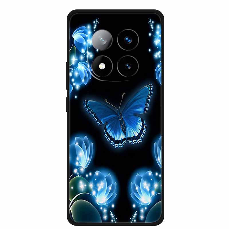 Чехол для Redmi Note 14 Pro+ Животные Мягкий силиконовый ТПУ Чехлы для телефона Задняя крышка Для Redmi Note 14 Pro Plus 5G Волк Ударопрочный Capa