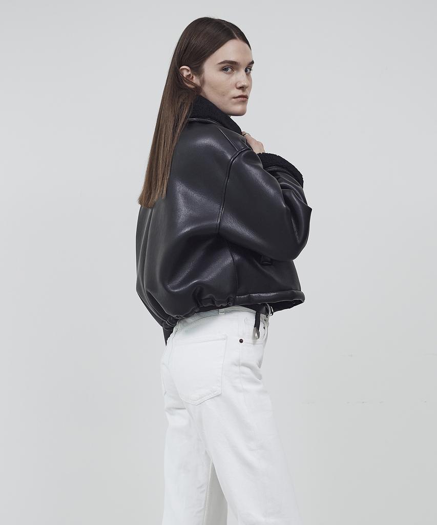Ckusun Wool Shearling Mustang - Black