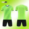 Mens Short Sleeve Soccer Training Jersey Set Football Uniform Kit Practice Match Breathable Sportswear