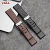 18мм/22мм/24мм/26мм/27мм/28мм/30мм/32мм Коричневый ремешок для часов из коровьей кожи для Diesel Ремешок для часов из кожи высшего качества с текстурой личи