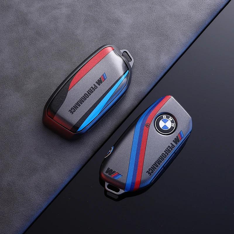 Горячий 2025 Спортивный стиль ТПУ Чехол-оболочка для ключа автомобиля Для BMW X1 U11 X7 X5 G05 LCI I7 IX XM Серия 7 740Li U06 G81 M3 2023 2024 Аксессуары