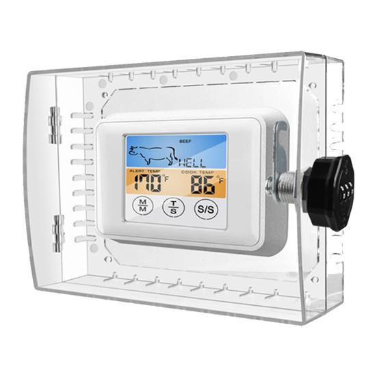 Прозрачная большая крышка для термостата с кодовым замком Высокопрочная Легко устанавливаемая Крышка для замка кондиционера Защита термостата