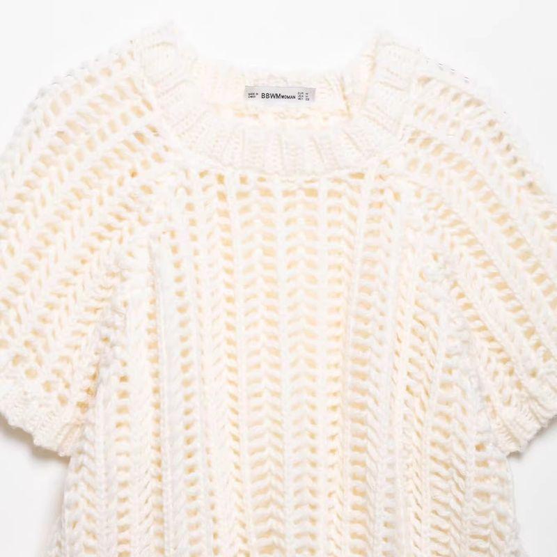 Araltay New Arrival Fashion Style Women's Clothing Fashion All-Match Pure Color Side Band Decoration Thick Needle Tops 2142116