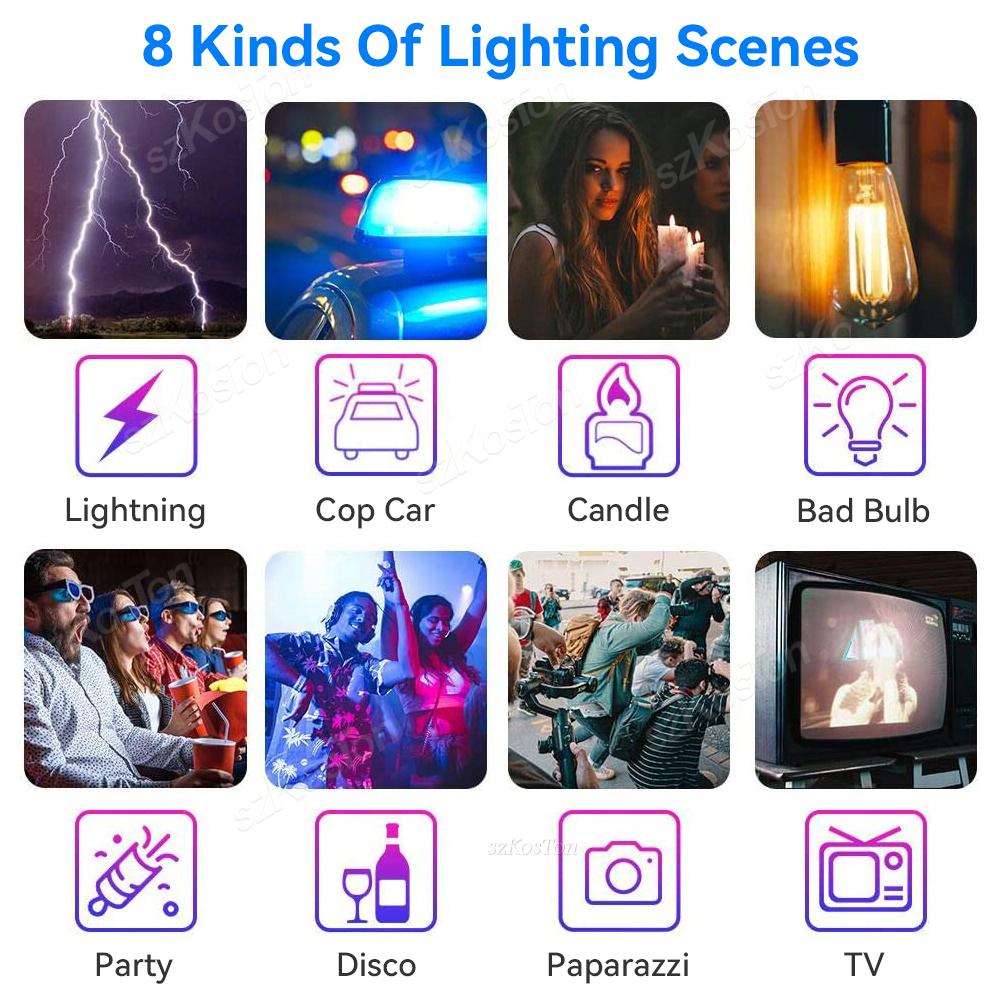 RGB Фото Видео Светодиодная панель заполняющего света для фотостудии Комплект ламп для записи видео Съемка Youtube Tiktok Прямая трансляция Лампа