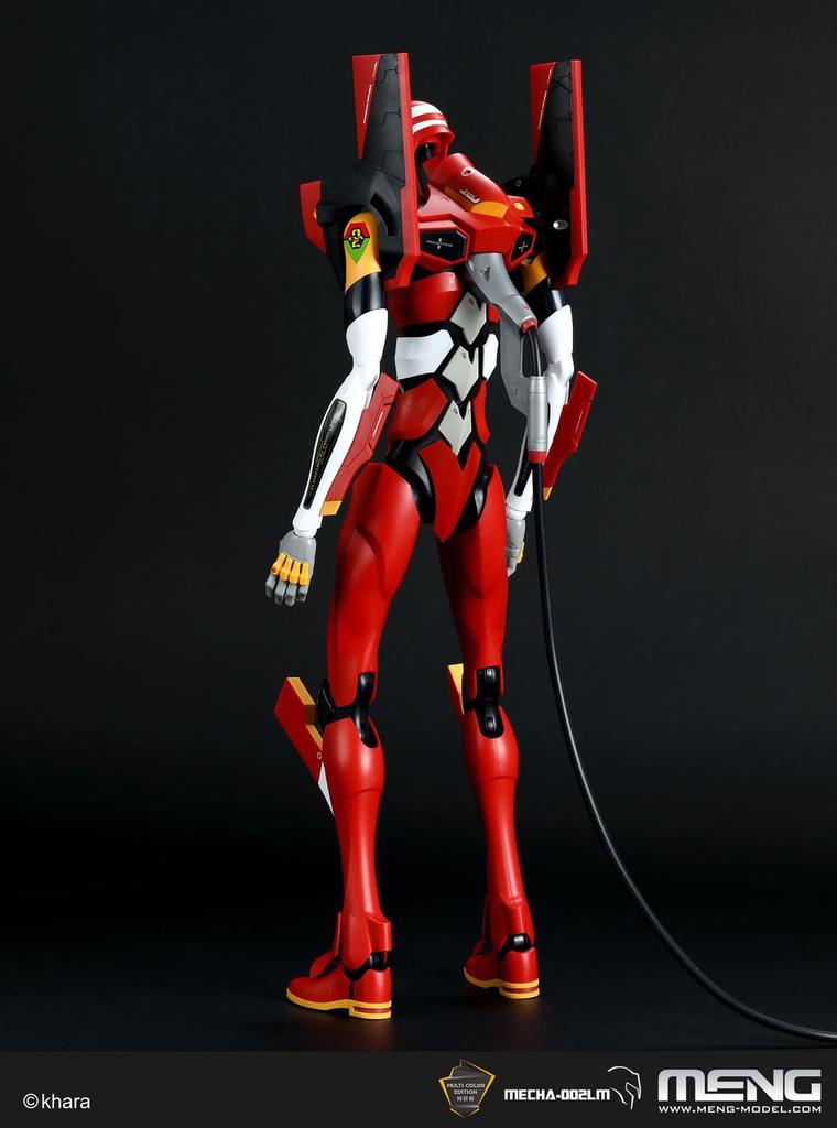 GSI Creos Mon Model Evangelion General Purpose Humanoid Battle Weapon Android Evangelion Unit 02 Multicolor Molded Version Total Height 47cm Color