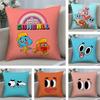 A-Потрясающий Мир Гамбола Наволочка Плюшевая Ткань Мягкая Двусторонняя Печать Чехол для Подушки Дивана Наволочки для Декоративных Подушек