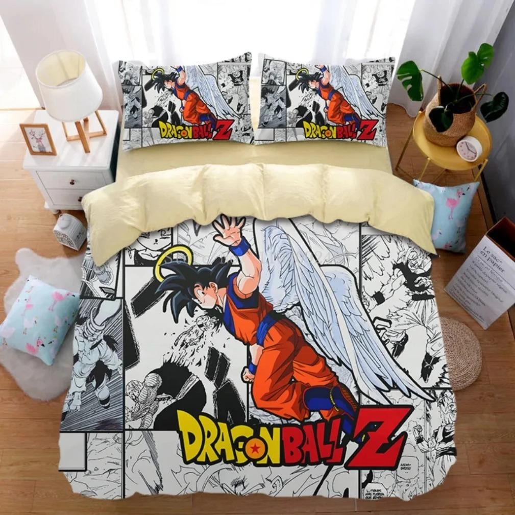 Комплект постельного белья «Anime Dragon-Ball», пододеяльник «Goku», комплект стеганого одеяла «Super Saiyan», комплект постельного белья для взрослых детей и подростков