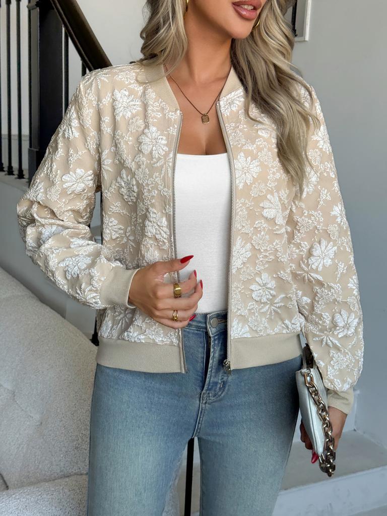 Весенний женский топ на молнии, короткий, универсальный, пальто-топ