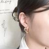 Серьги Moine золото базовые минималистичные аккуратные женственные