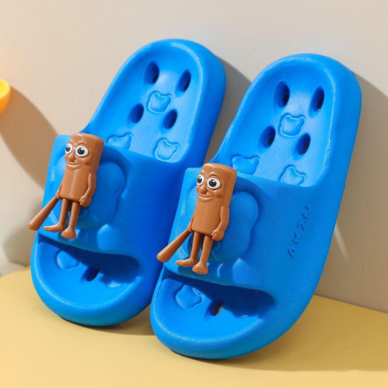 Детские быстросохнущие противоскользящие тапочки для ванной - Летние шлепанцы для душа для мальчиков и девочек