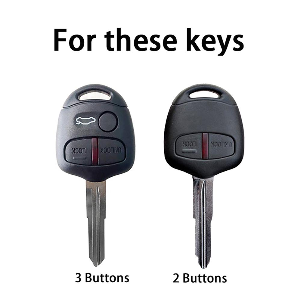 Прозрачный чехол для автомобильного ключа из ТПУ, держатель для автомобильного ключа Mitsubishi Evolution Lancer EX Grandis Outlander Triton Pajero ASX