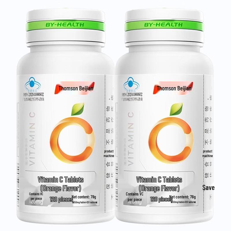 BYHEALTH Таблетки с витамином С со вкусом сладкого апельсина