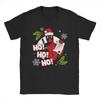 Men's Deadpool Santa Naughty List Christmas Graphic T Shirts HO! 100% Cotton Tops Novelty Short Sleeve O Neck Tees Gift T-Shirt