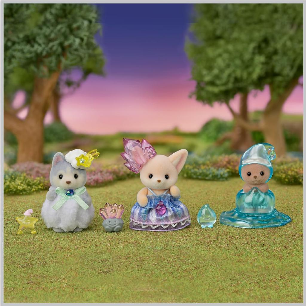 Sylvanian Families Doll [Fairy Forest Mysterious Baby Set] F-44 ST Mark Certified, Ages 3 and Up, Toy Dollhouse, Sylvanian Families, Epoch