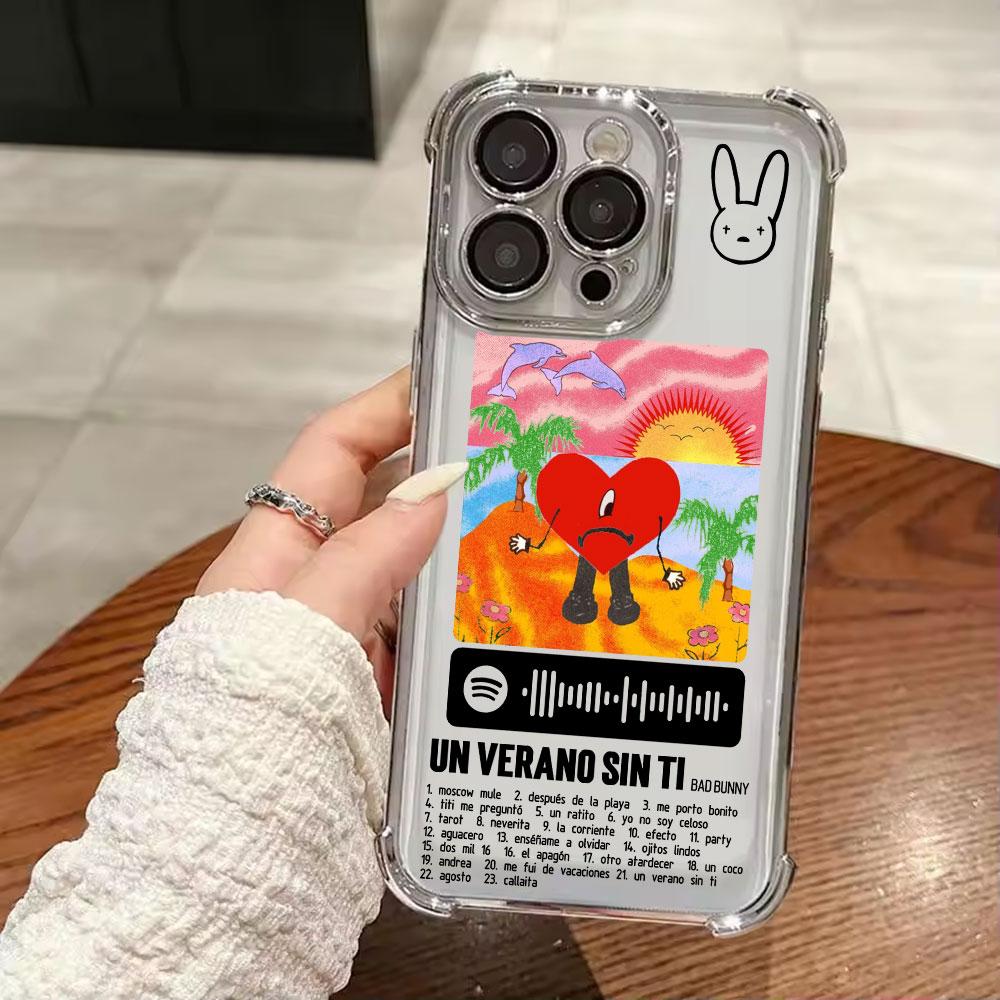 Bad Bunnys Album X100 PREs Phone Case For Xiaomi 15T 14T 13 Pro 15 F8 Ultra Poco X7 F7 Pro 5G X3 X6 F5 M7 Shockproof Clear Cover
