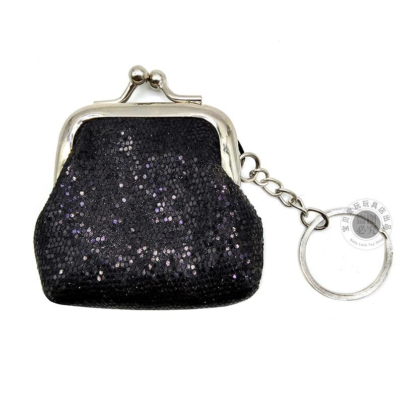 Женская дорожная сумка с брелоком и пайетками: Хранение монет, кабелей, косметики