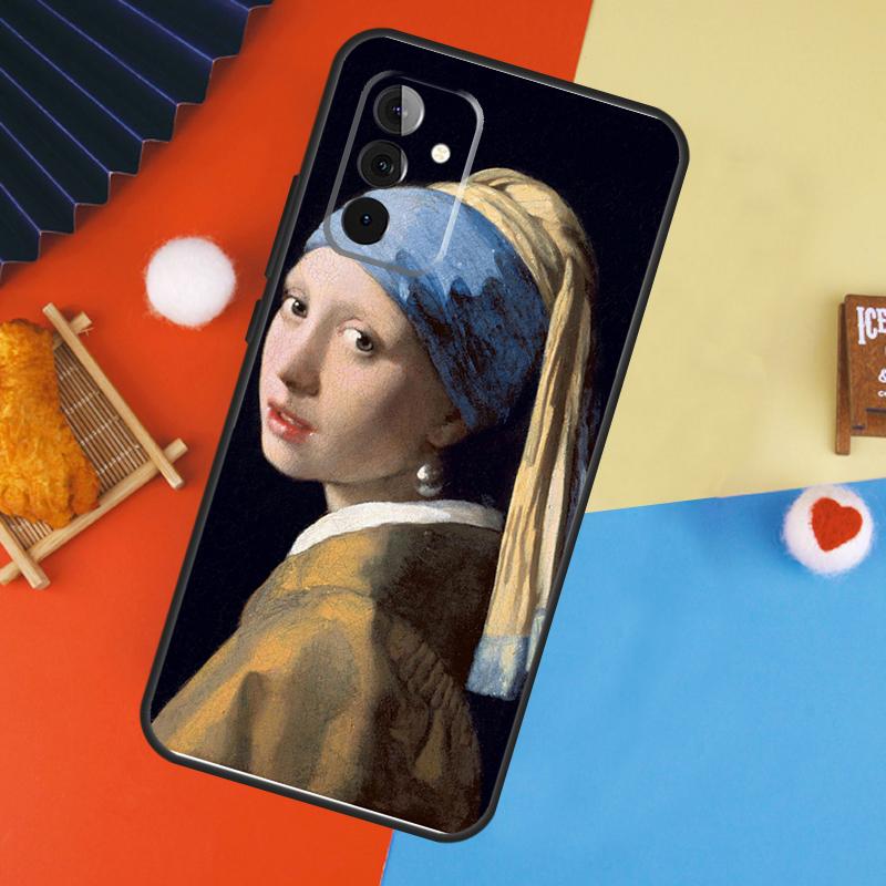 Иоганнес Вермеер Чехол Для Samsung Galaxy A54 A34 A14 A55 A35 A33 A53 A13 A23 A17 A06 A16 A56 A36 A52 A32 A15