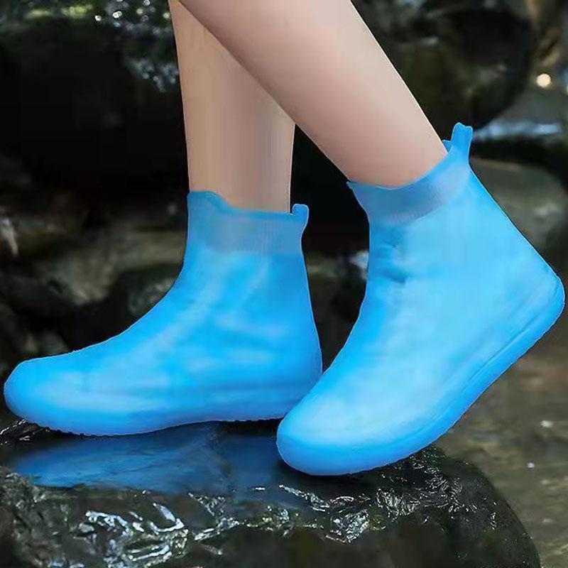 WTEMPO Waterproof Shoe Covers Multifunctional Anti Slip Thickened Wear-resistant Outdoor Rainy Essential Portable Shoe Covers Dropshipping Wholesale