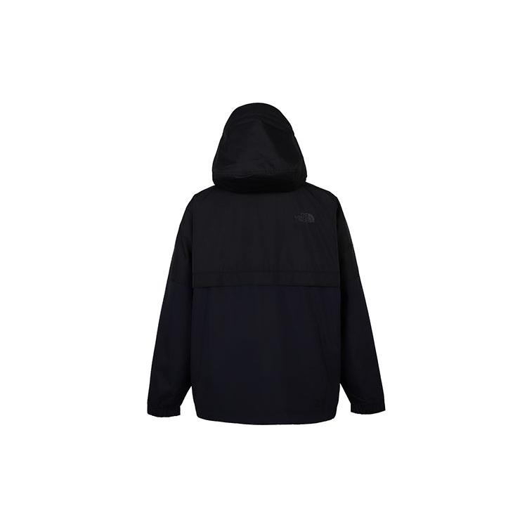 THE NORTH FACE Outdoor Hiking Windproof, Abrasion Resistant, And Water Repellent Windbreaker Jacket Men's Black NF0A5AZM-TL6