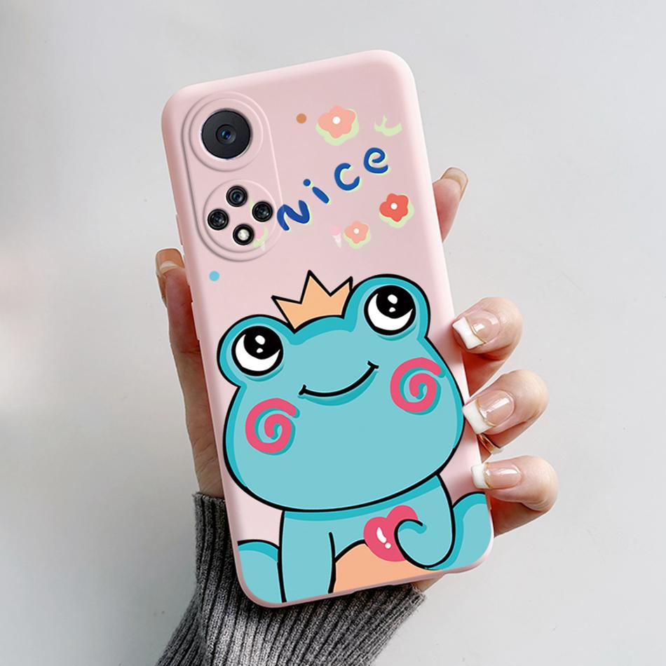 Funda For Honor 50 Capa Huawei Nova 9 Phone Case Soft Silicone Cute Cat Bear Cartoons Back Cover For Nova9 Honor50 Coque Bumper