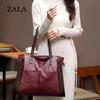 Casual Large Capacity Handbag Shoulder Bag For Women Vintage PU Leather Crossbody Bag