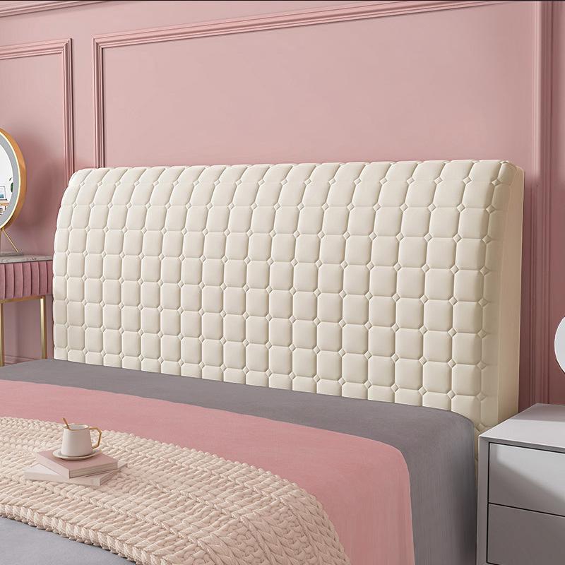 Универсальный противоударный чехол из хлопкового прослойного изголовья, летний прохладный шелковый чехол для изголовья кровати, декоративный чехол для прикроватной тумбочки